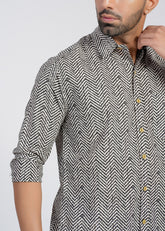 Cotton Printed Full Sleeve Shirt